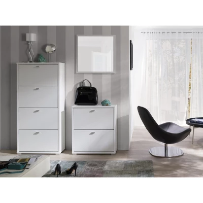 Zrkadlo na stenu KINNEY - biele