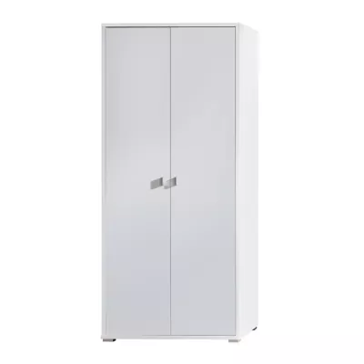 Dvojdverová šatníková skriňa 85 cm KINNEY - biela