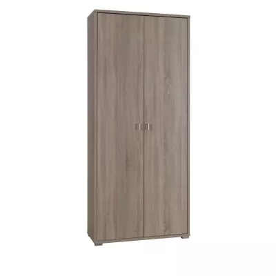 Dvojdverová šatníková skriňa 85 cm KINNEY - dub sonoma