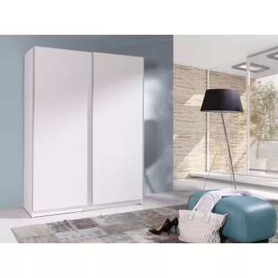 Šatníková skriňa 150 cm s posuvnými dverami WADENA 1 - biela