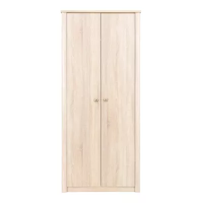 Dvojdverová šatníková skriňa 90 cm FRIDLEY - dub sonoma