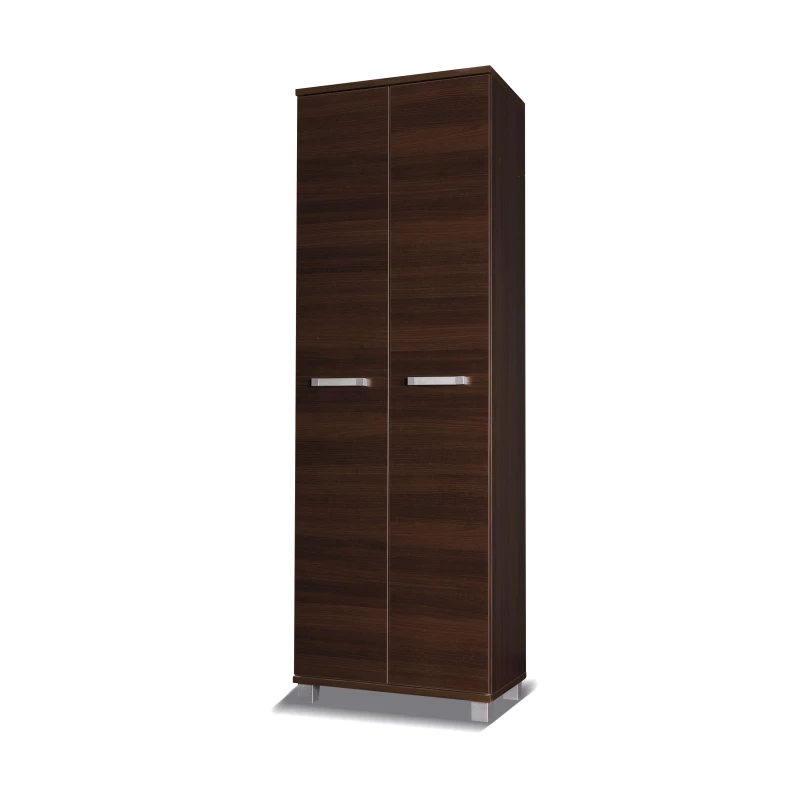 Predsieňová skriňa 68 cm so šatníkovou tyčou ANDOVER - gaštan wenge