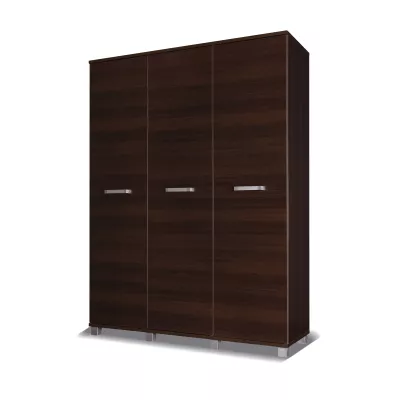 Šatníková kombinovaná skriňa 150 cm ANDOVER - gaštan wenge