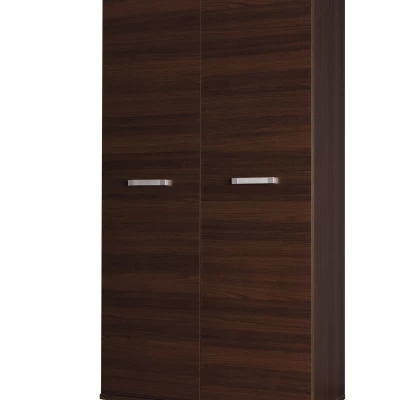 Predsieňová skriňa 100 cm so šatníkovou tyčou ANDOVER - gaštan wenge