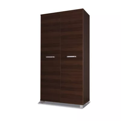 Predsieňová skriňa 100 cm so šatníkovou tyčou ANDOVER - gaštan wenge