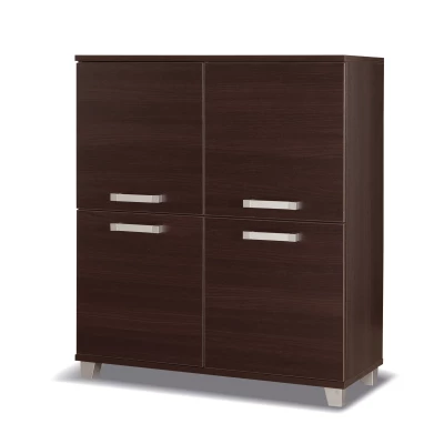 Komoda s dvierkami ANDOVER - gaštan wenge