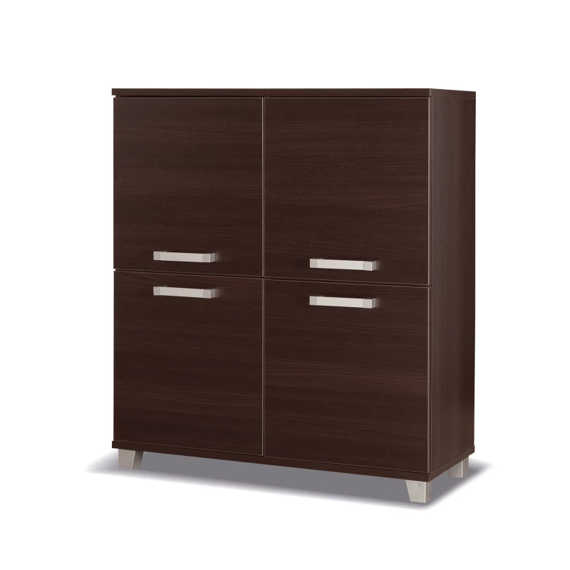 Komoda s dvierkami ANDOVER - gaštan wenge