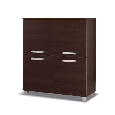 Komoda s dvierkami ANDOVER - gaštan wenge