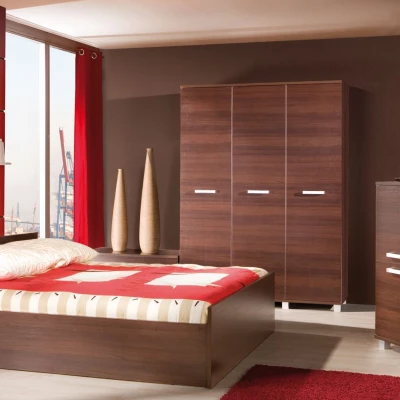 Komoda s dvierkami ANDOVER - gaštan wenge