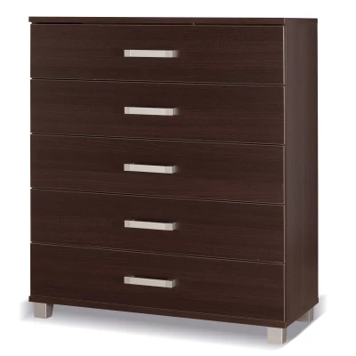 Šuplíková komoda ANDOVER - gaštan wenge