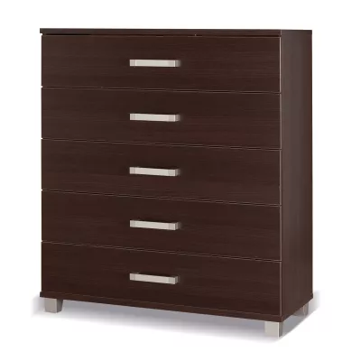 Šuplíková komoda ANDOVER - gaštan wenge