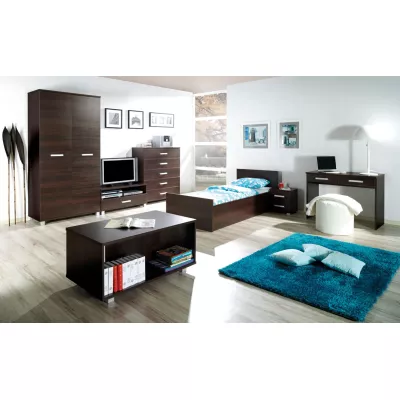 Šuplíková komoda ANDOVER - gaštan wenge