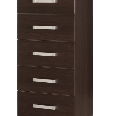 Úzka šuplíková komoda ANDOVER - gaštan wenge