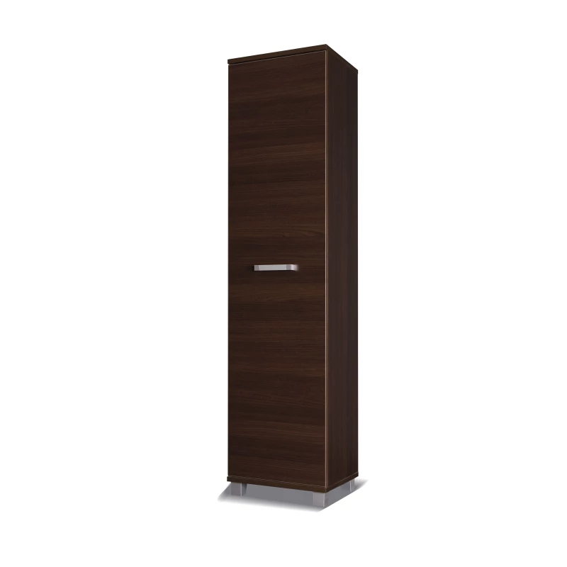 Úzka policová skriňa 50 cm ANDOVER - gaštan wenge