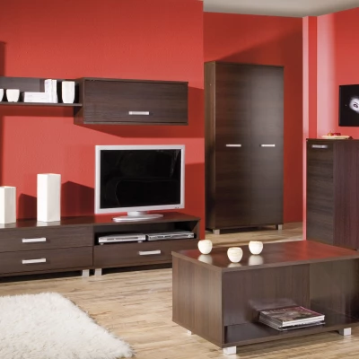 Závesná skrinka 100 cm ANDOVER - gaštan wenge