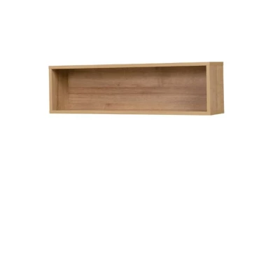 Závesná polička 92 cm LIONU - dub riviera