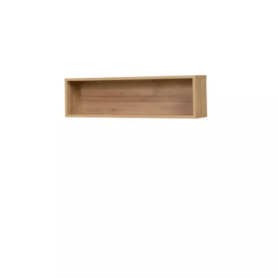 Závesná polička 92 cm LIONU - dub riviera