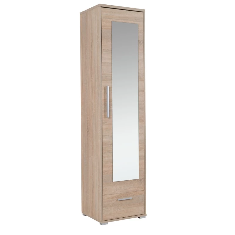 Predsieňová skriňa so zrkadlom 48 cm ORONOCO - dub sonoma