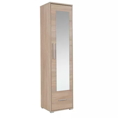 Predsieňová skriňa so zrkadlom 48 cm ORONOCO - dub sonoma