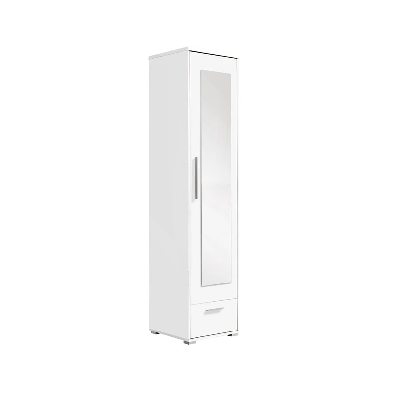 Predsieňová skriňa so zrkadlom 48 cm ORONOCO - biela