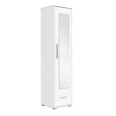 Predsieňová skriňa so zrkadlom 48 cm ORONOCO - biela
