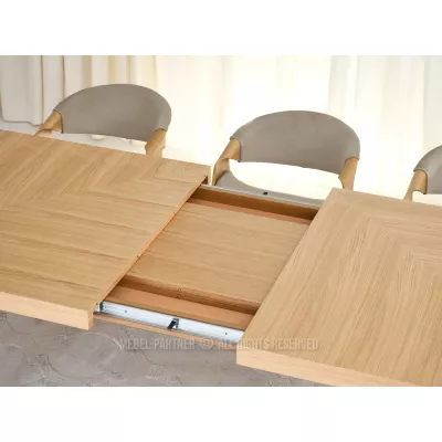 Rozkladací jedálenský stôl 200(300)x100 KABUDAL - dub