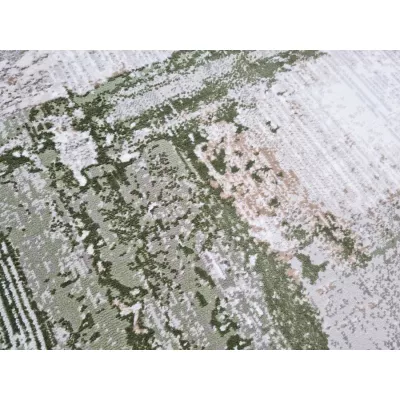 Obdĺžnikový kusový koberec 200x290 cm STEFANO - krémový / zelený
