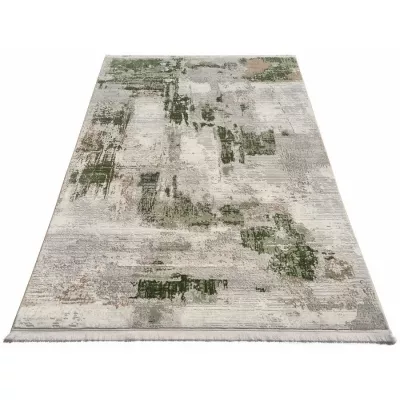 Obdĺžnikový kusový koberec 200x290 cm STEFANO - krémový / zelený