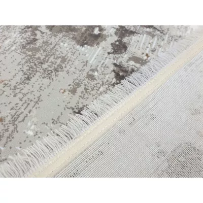 Obdĺžnikový koberec 80x150 cm STEFANO abstraktný - béžový / zlatý