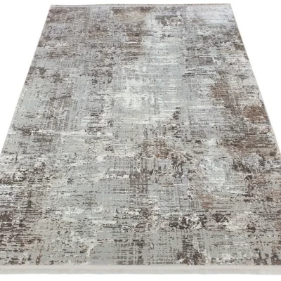 Obdĺžnikový kusový koberec 140x190 cm STEFANO - béžový / zlatý