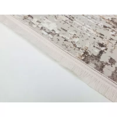 Obdĺžnikový kusový koberec 140x190 cm STEFANO - béžový / zlatý