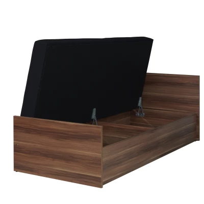 Jednolôžková posteľ s úložným priestorom 80x200 MAKEL - gaštan wenge