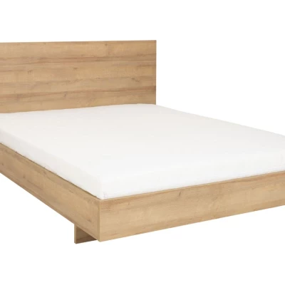 Dvojlôžková posteľ 160x200 CHASKA - dub riviera