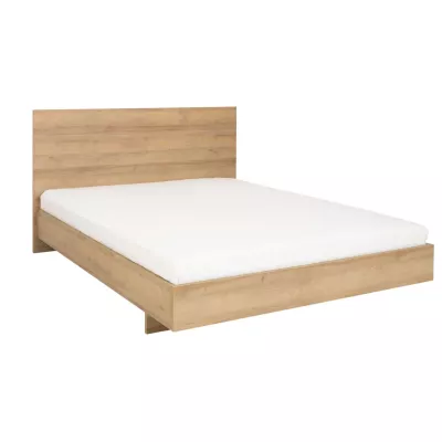 Dvojlôžková posteľ 160x200 CHASKA - dub riviera