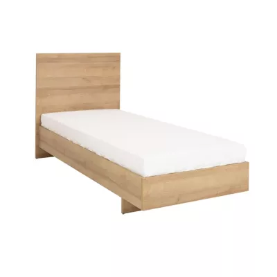Jednolôžková posteľ 80x200 CHASKA - dub riviera