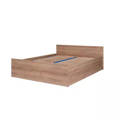 Manželská posteľ s roštom 140x200 LIONU - dub riviera