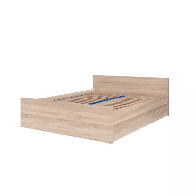 Manželská posteľ s roštom 140x200 LIONU - dub sonoma