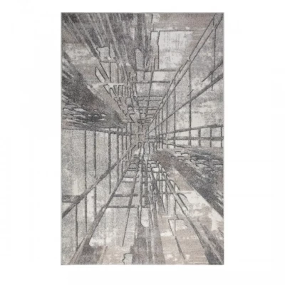 Abstraktný kusový koberec 120x170 cm ADALBERTO - béžový