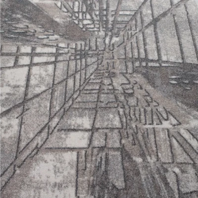 Abstraktný kusový koberec 120x170 cm ADALBERTO - béžový