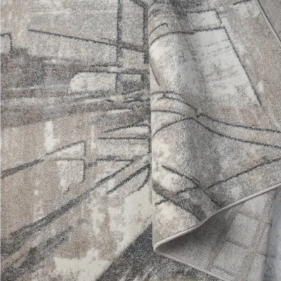Abstraktný kusový koberec 120x170 cm ADALBERTO - béžový