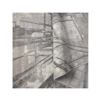 Abstraktný kusový koberec 120x170 cm ADALBERTO - béžový