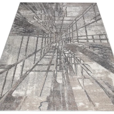 Abstraktný kusový koberec 120x170 cm ADALBERTO - béžový