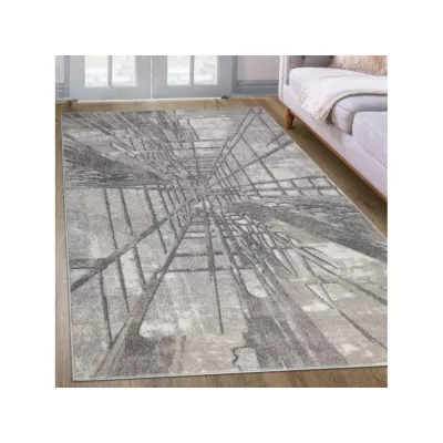 Abstraktný kusový koberec 120x170 cm ADALBERTO - béžový