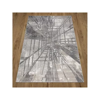 Abstraktný kusový koberec 120x170 cm ADALBERTO - béžový