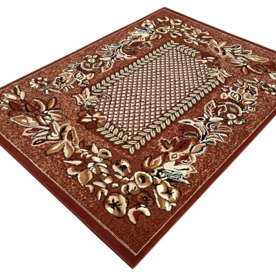 Vzorovaný koberec 50x90 cm LUKEN - hnedý