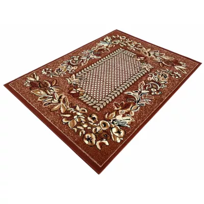 Vzorovaný koberec 50x90 cm LUKEN - hnedý