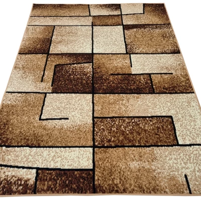 Moderný kusový koberec 50x90 cm LUKEN - béžový