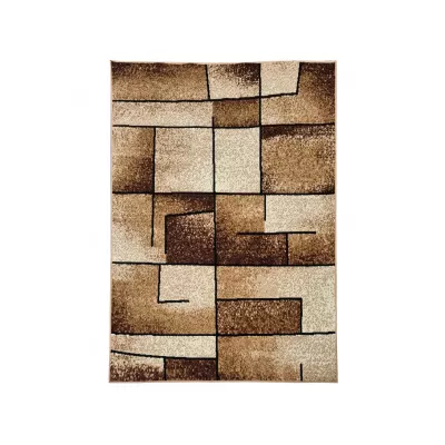 Moderný kusový koberec 50x90 cm LUKEN - béžový