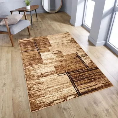 Kusový koberec 50x90 cm LUKEN obdĺžnikový - béžový