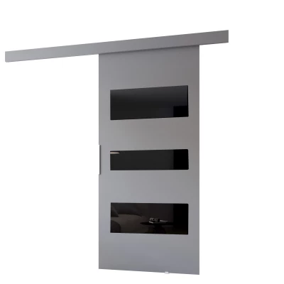 Interiérové dvere na stenu BARRET 3 - 76 cm, šedé